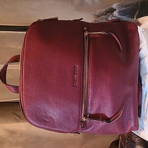 Michael Kors pebbled Leather Berry Backpack
